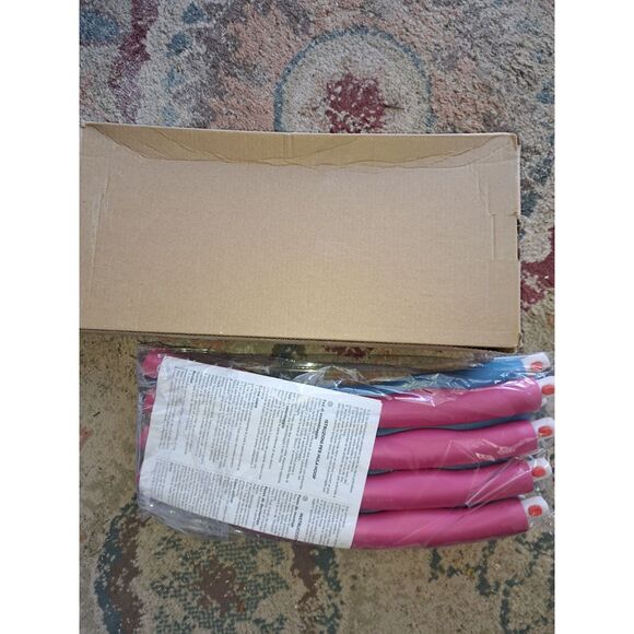 NIB- Overstock Europe Weighted Fitness Hula Hoop Pink with Blue - Picture 3 of 6